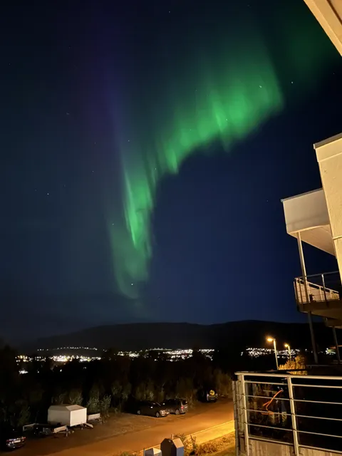 View from my bedroom window as I went to bed last night.