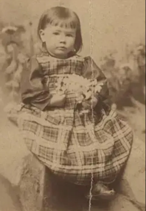 A little girl named Florence Sallows 1890s to C.1905.Her Father noted Canadian Photographer Reuben Sallows took dozens of photos  documenting her growth from a Toddler to a doting young Mother with her own daughter.