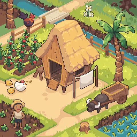 A Rural Filipino House Scene