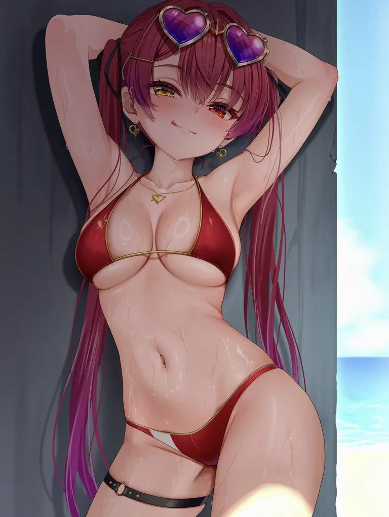 Houshou Marine. (kotone neruneru) [VTuber]