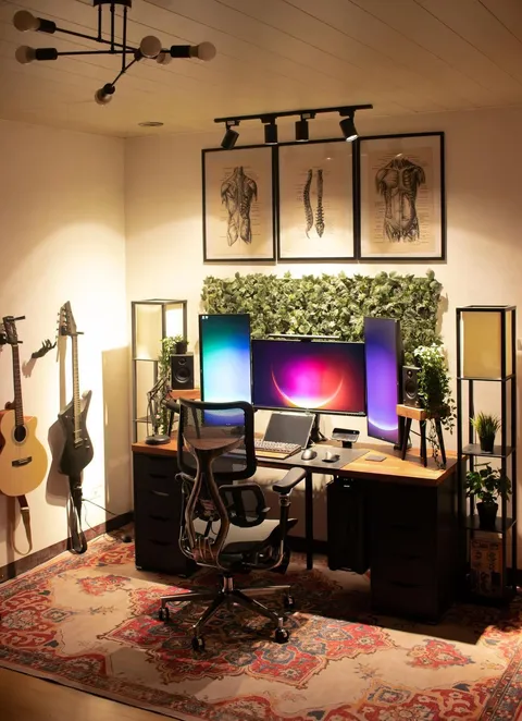 My updated workstation