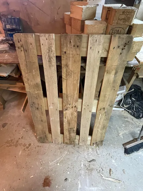 I made my self a night stand table with a tile from lowes and some scrap wood out pallets