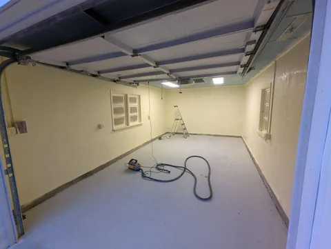 Completed my Tron-themed garage/workshop project