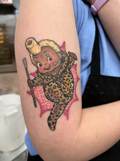 Ruby Rhod kewpie by Jessie Rose at Electric Rose in Little Rock, Arkansas
