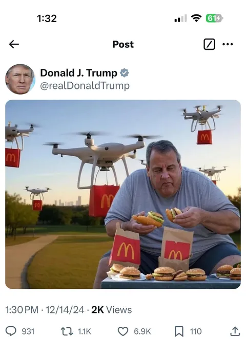 Trump releases new photo of mysterious NJ drones 