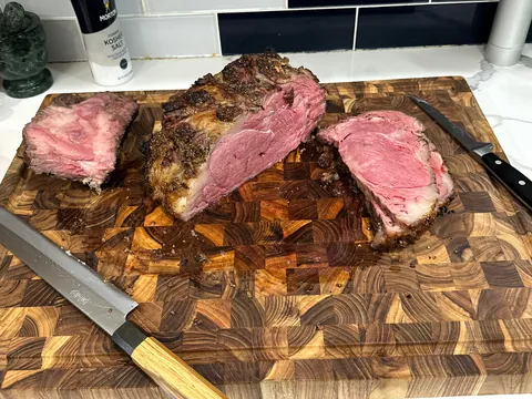 [homemade] prime rib, salami and cheddar