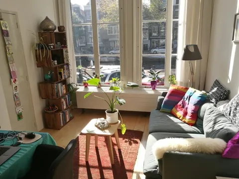 My (tiny) apartment at on of the canals in Amsterdam