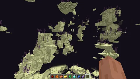 What if the End Dimension had multi-leveled islands like this?