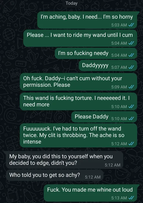 This is embarrassing, but it also feels like progress in my training so I wanted to post it 😅💕