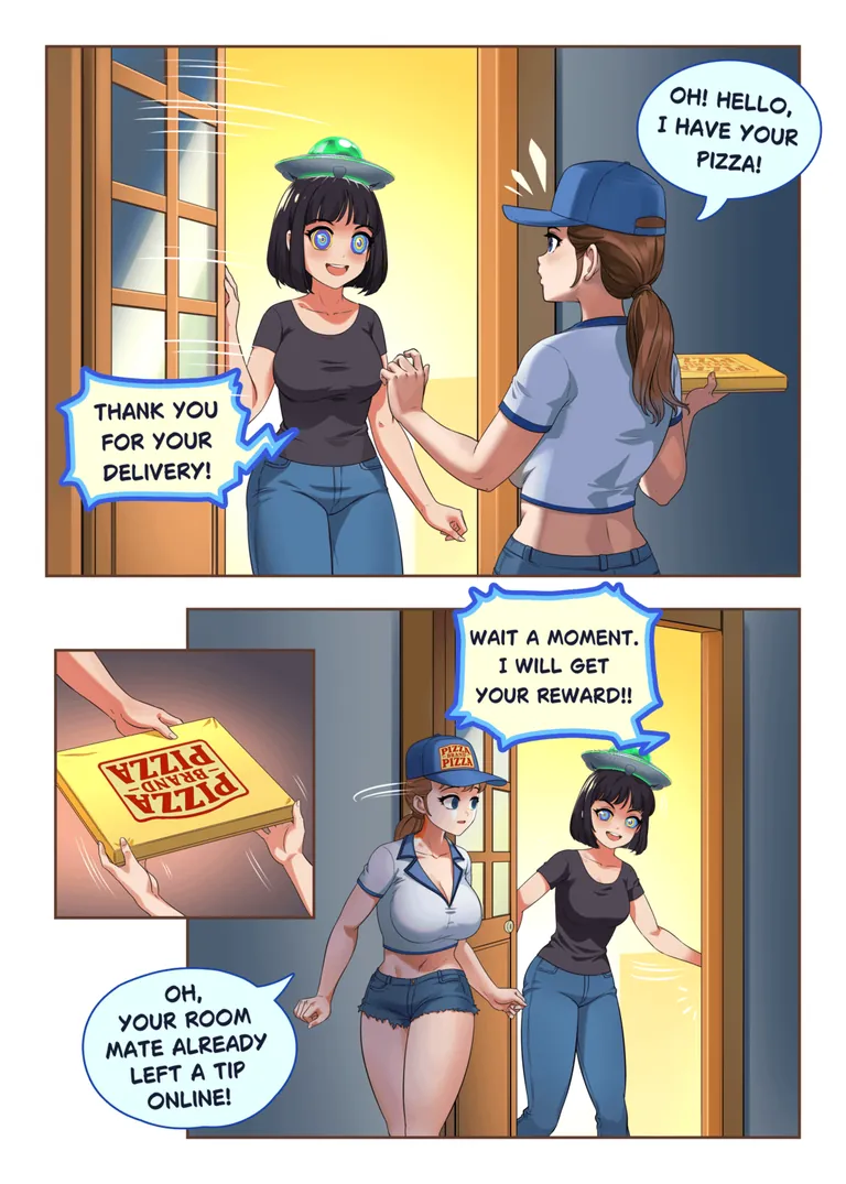 An Alien Possessed my Roommate Pages 1-14