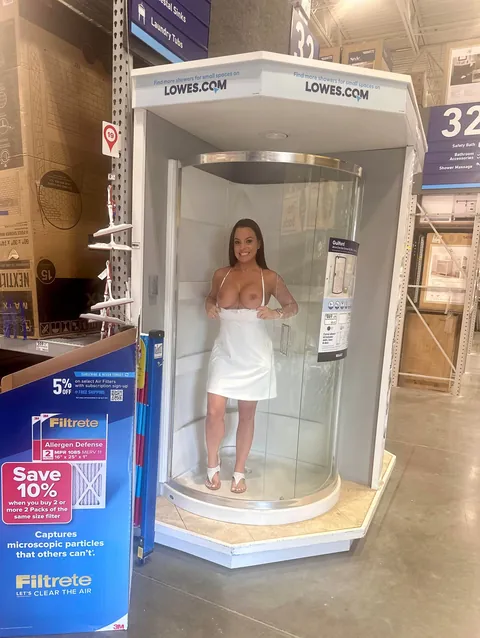 Shopping at Lowe’s