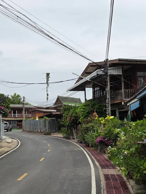 An exceptionally maintained thai village