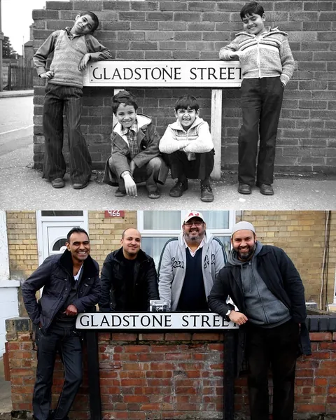 Photographer tracked down people he captured 40 years ago to recriate their photos