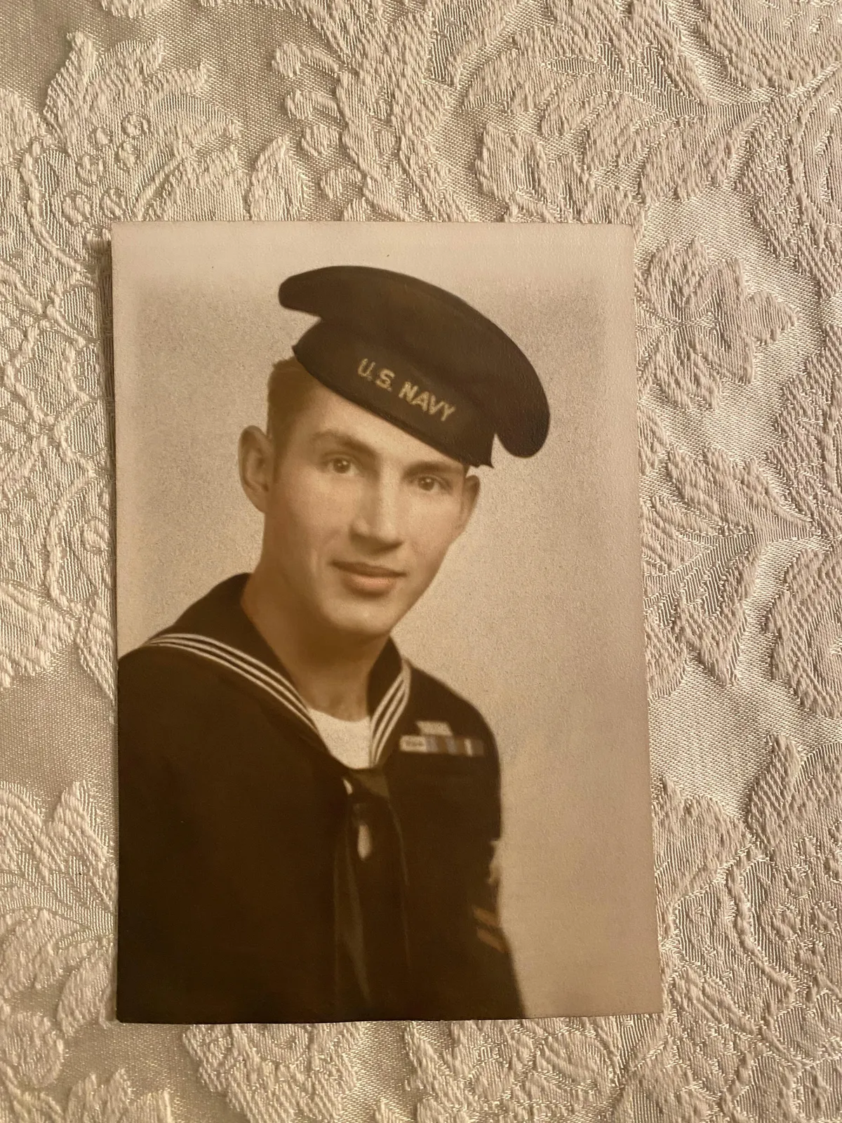 We laid my grandpa to rest this week at the age of 101. This is one of my favorite photos of him from his time in the Navy.