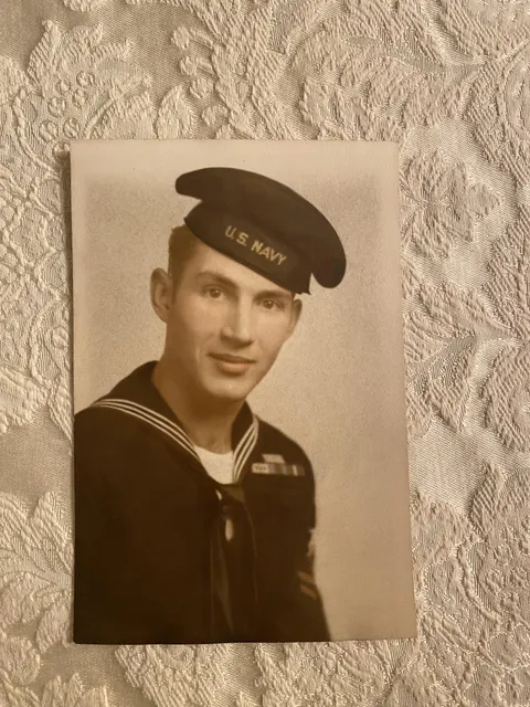 We laid my grandpa to rest this week at the age of 101. This is one of my favorite photos of him from his time in the Navy.