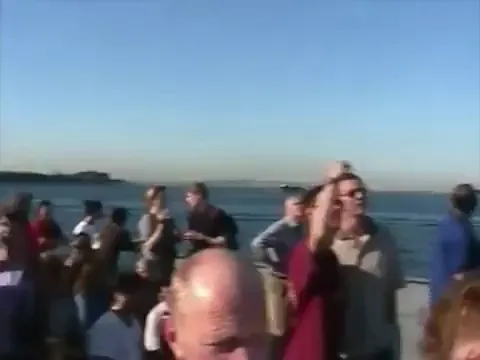 Extremely rare shot of 9/11 WTC attack