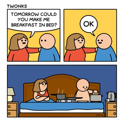 [OC] Breakfast in bed