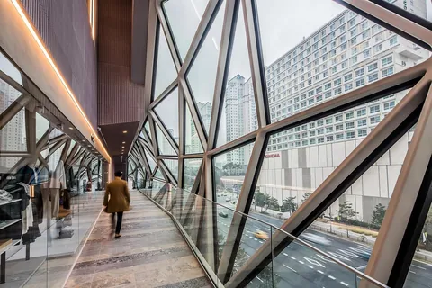 Galleria by OMA in the suburbs of Seoul, South Korea
