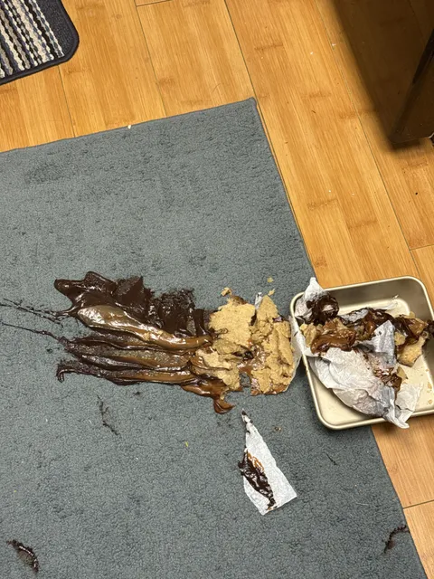 Dropped the cookies I was making for my girlfriend’s birthday right when I finished making them