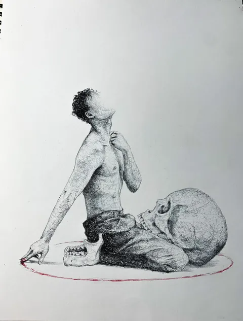 Some of my pen and ink drawings on paper.