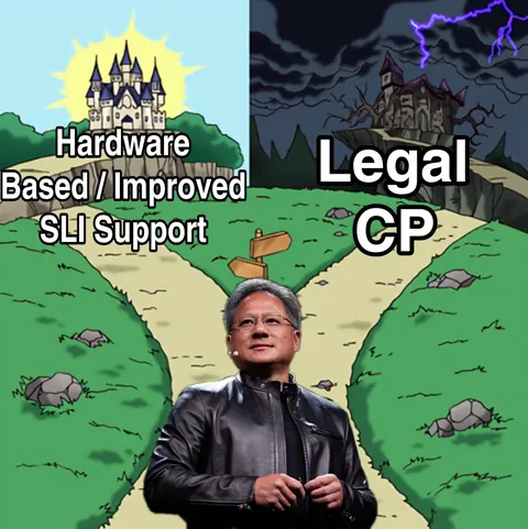 Thank You Jensen, clearly this was the only logical trajectory for a company that makes Graphics Cards for Computers