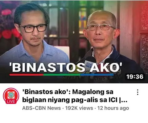 This Boy Dakma enabler continues to bark and whine after resigning, a far cry from the dignified silence of CPNP Torre who was unceremoniously dismissed.