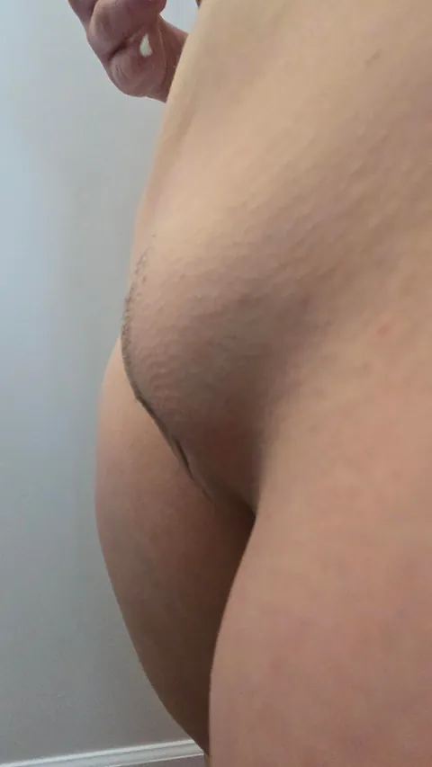 My thick, soft pussy mound on display