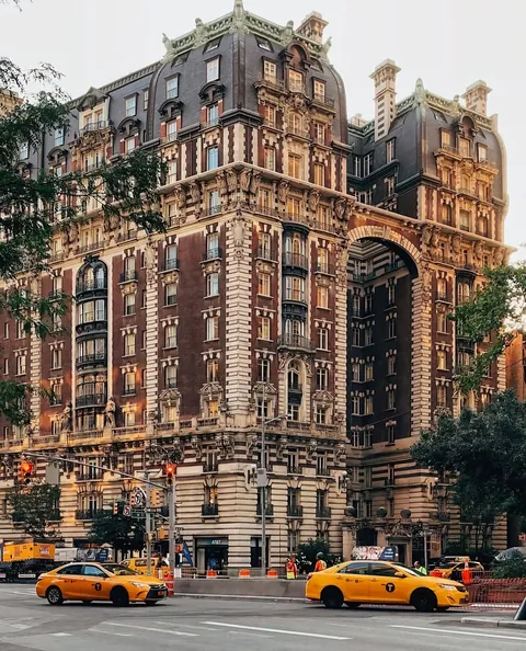 The Dorilton, 171 W. 71st St., Manhattan, New York. Designed by local firm Janes &amp; Leo in the Beaux-Arts style, it was built between 1900 and 1902 for real estate developer Hamilton M. Weed.