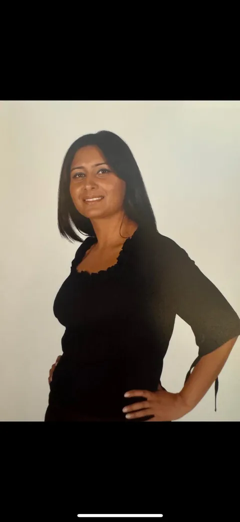 My mum doing a photoshoot (1999)