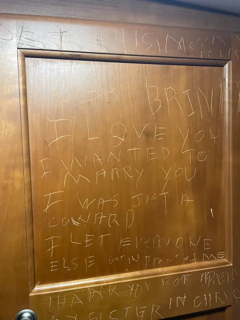 My aunt’s boyfriend took shrooms and vandalized my RV. 