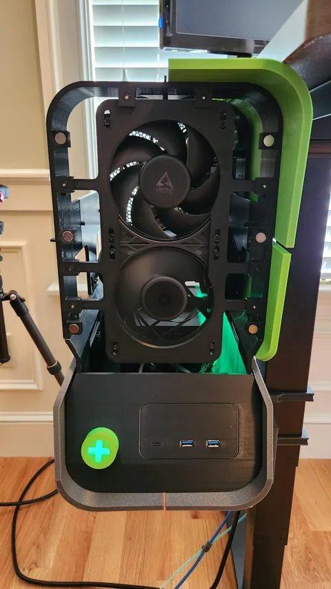 My 1st fully 3D printed PC case