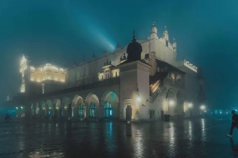 Winter in Kraków 2024, Poland.