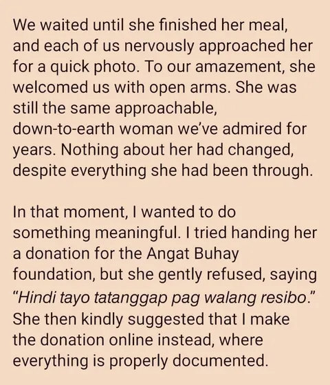 "Hindi tayo tatanggap pag walang resibo."