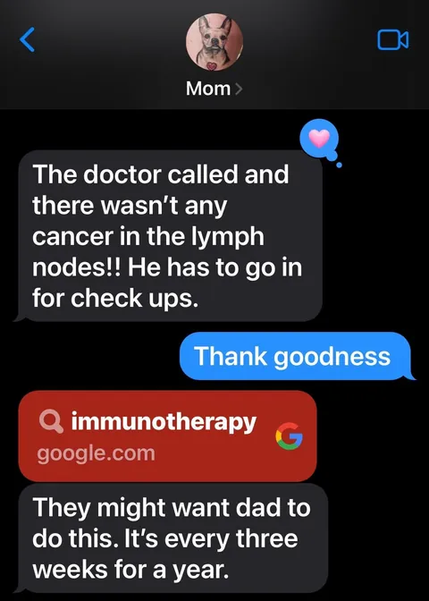 My Dad has been declared Cancer Free!