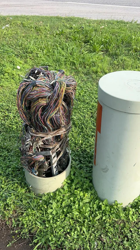 Inside of an electrical box