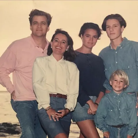 Pedro Pascal with his family in 1991