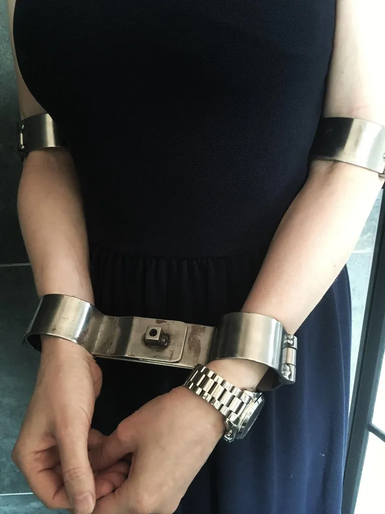 Rigid shackles + elbow restraints - I loved every second
