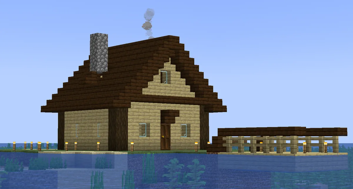i havent logged onto minecraft in over 7 years and i built this house