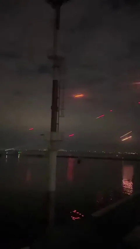 Anti-Aircraft Artillery Over Odessa 