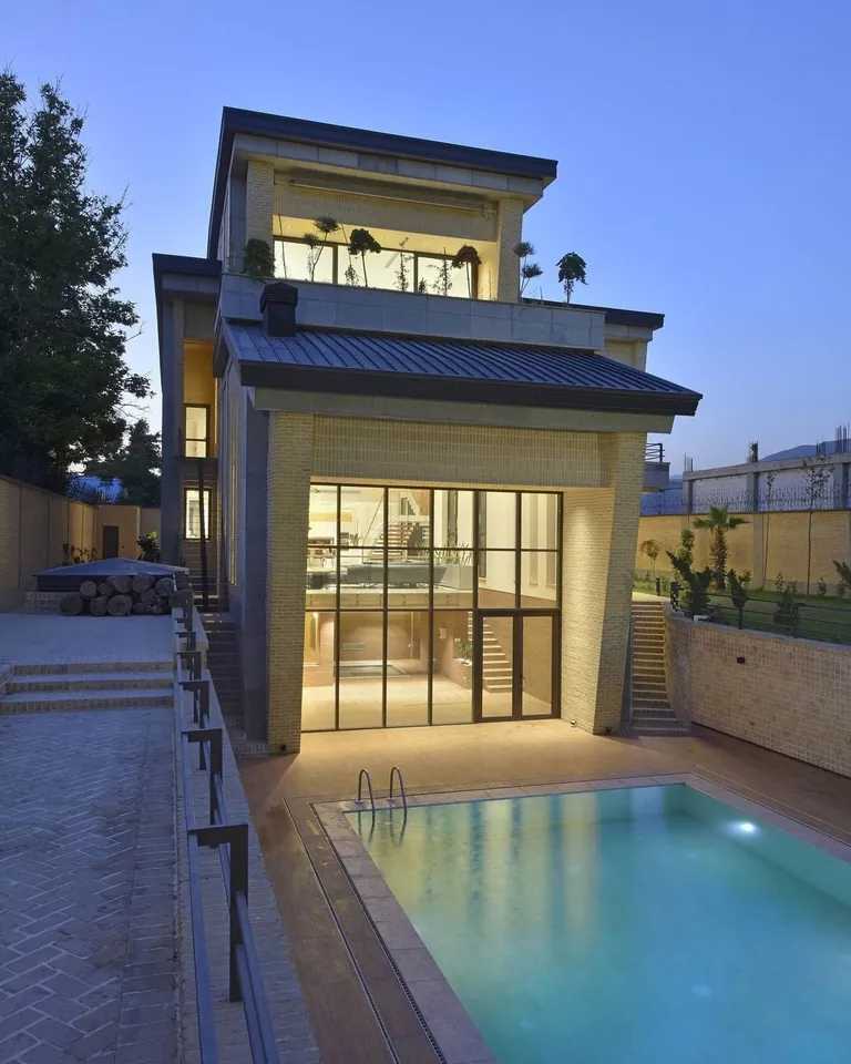 Brick - some contemporary residential buildings, iran. 