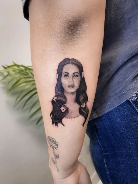 Lana del Rey by jane(me) at Baron art tattoo studio