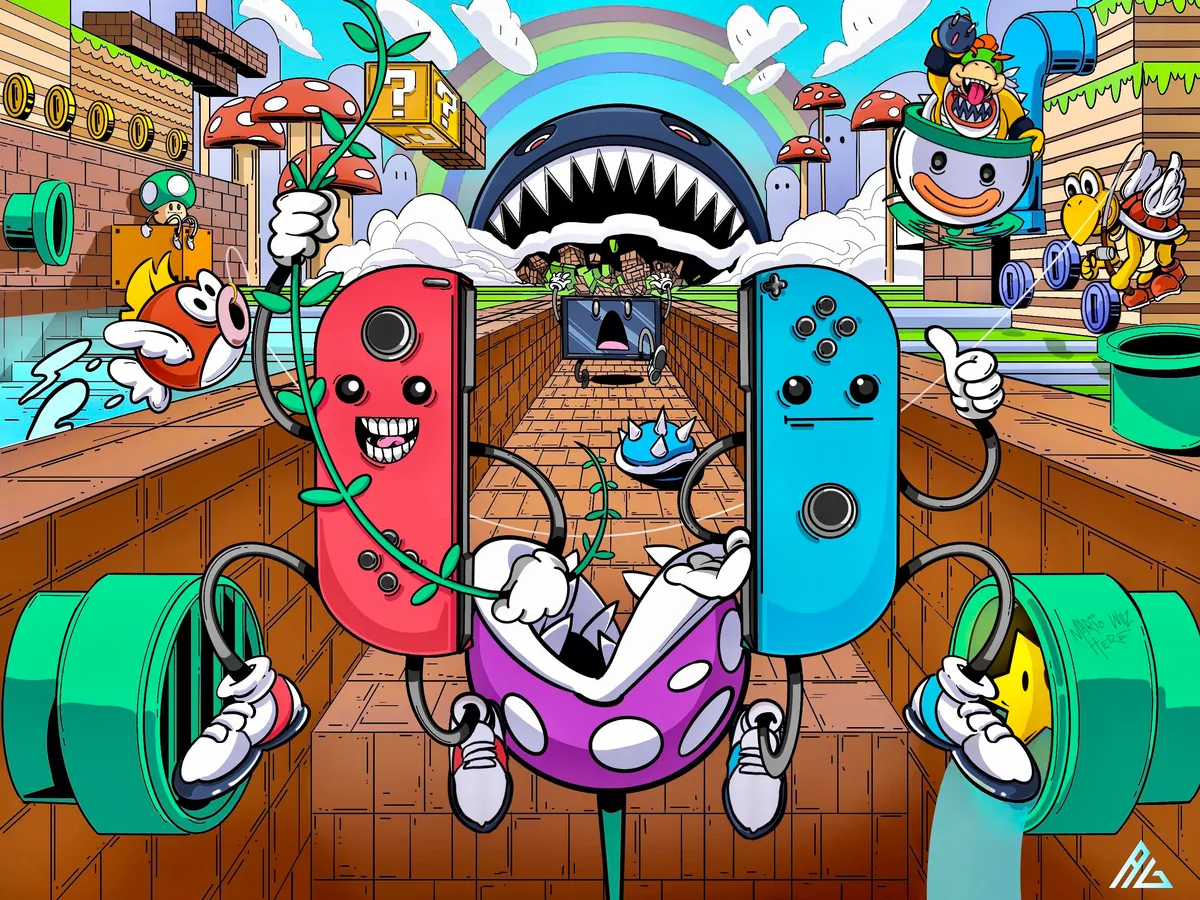 Some Nintendo switch fan art I made during quarantine.