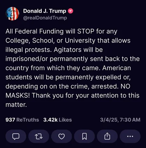 So much for that pesky First Ammendment.