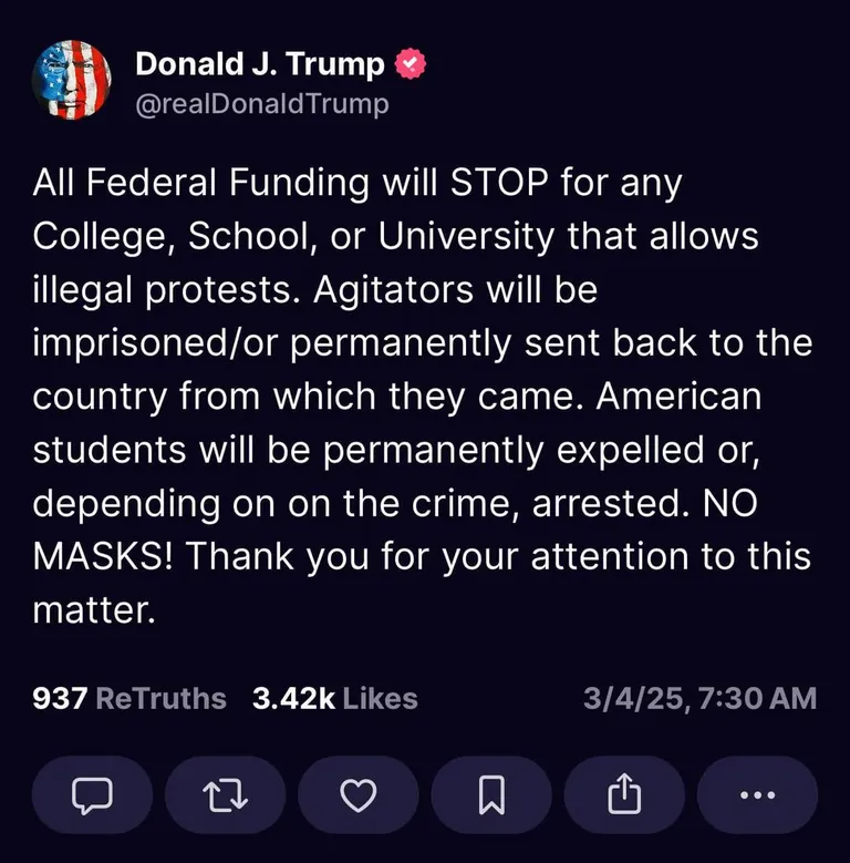 So much for that pesky First Ammendment.