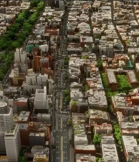 A team spent years building this full-scale, exact replica of New York in Minecraft.