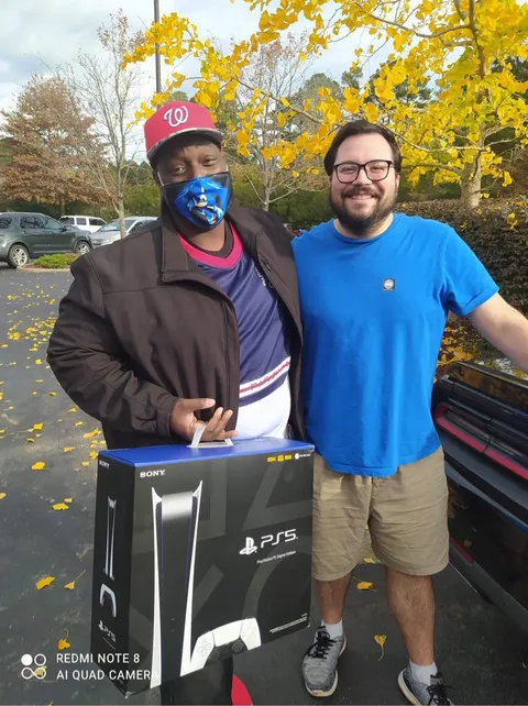 Been gaming with this dude for 15 years. Since Rainbow Six Vegas on 360. I have some good gaming memories with him. He tried but couldn’t get one. Little did he know I was able to get him one. Looking forward to playing another generation with him.