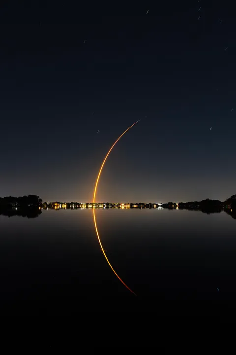 ITAP of a rocket launch