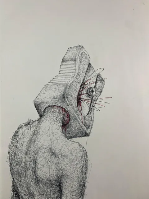 Some unsettling things I drew with a ballpoint pen [OC]