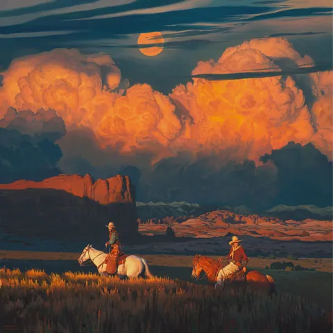 Under The Eye Of Yuttahih, Mark Maggiori, Oil on Linen, 2023