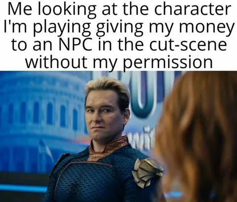 Am I a charity to you?